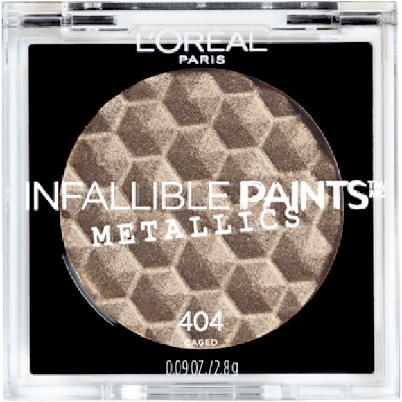 L’Oreal Paris Infallible Paints Metallic Eye Shadow; shade 404 Caged - Picture 1 of 3